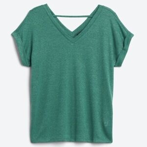 Bobeau Davie Strap Detail Knit Top- M